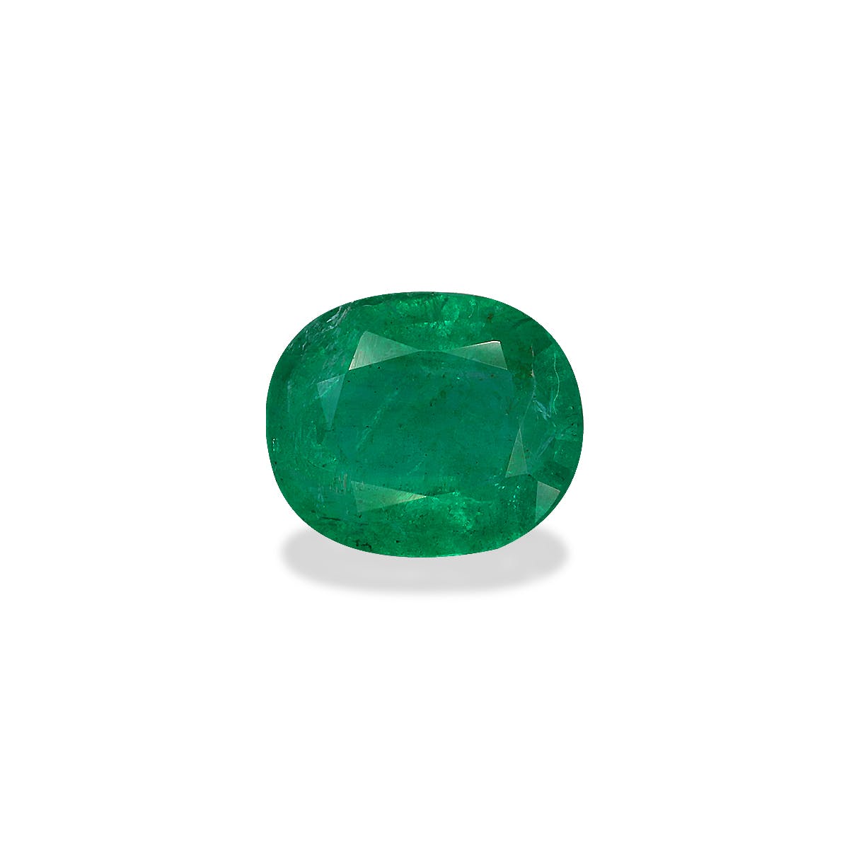 Zambian Emerald Cushion Fine Step Cut Green