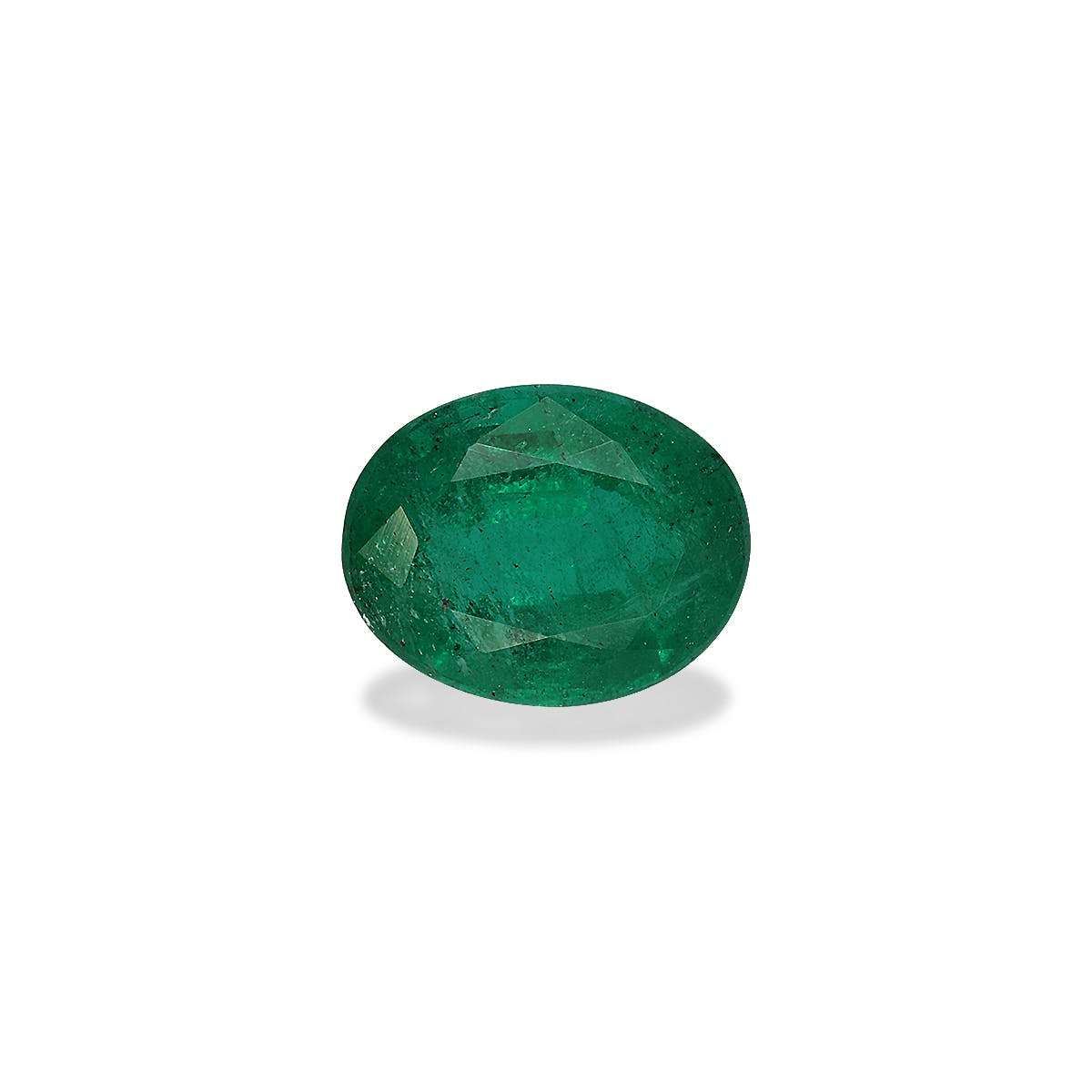 Zambian Emerald Oval Fine Step Cut Green