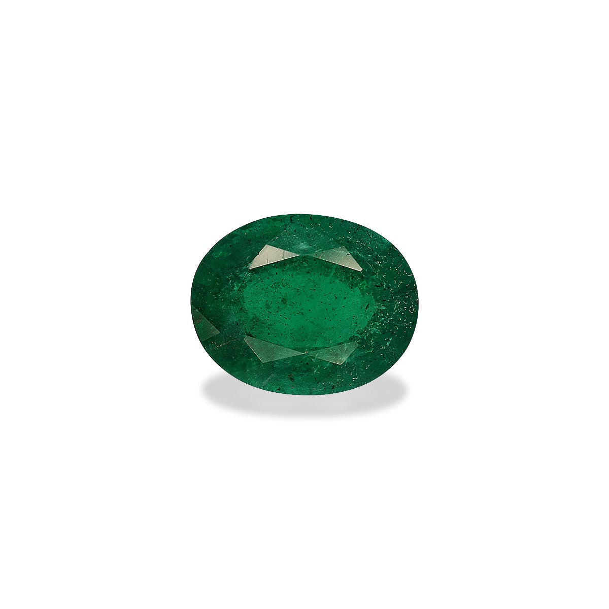 Zambian Emerald Oval Fine Step Cut Green