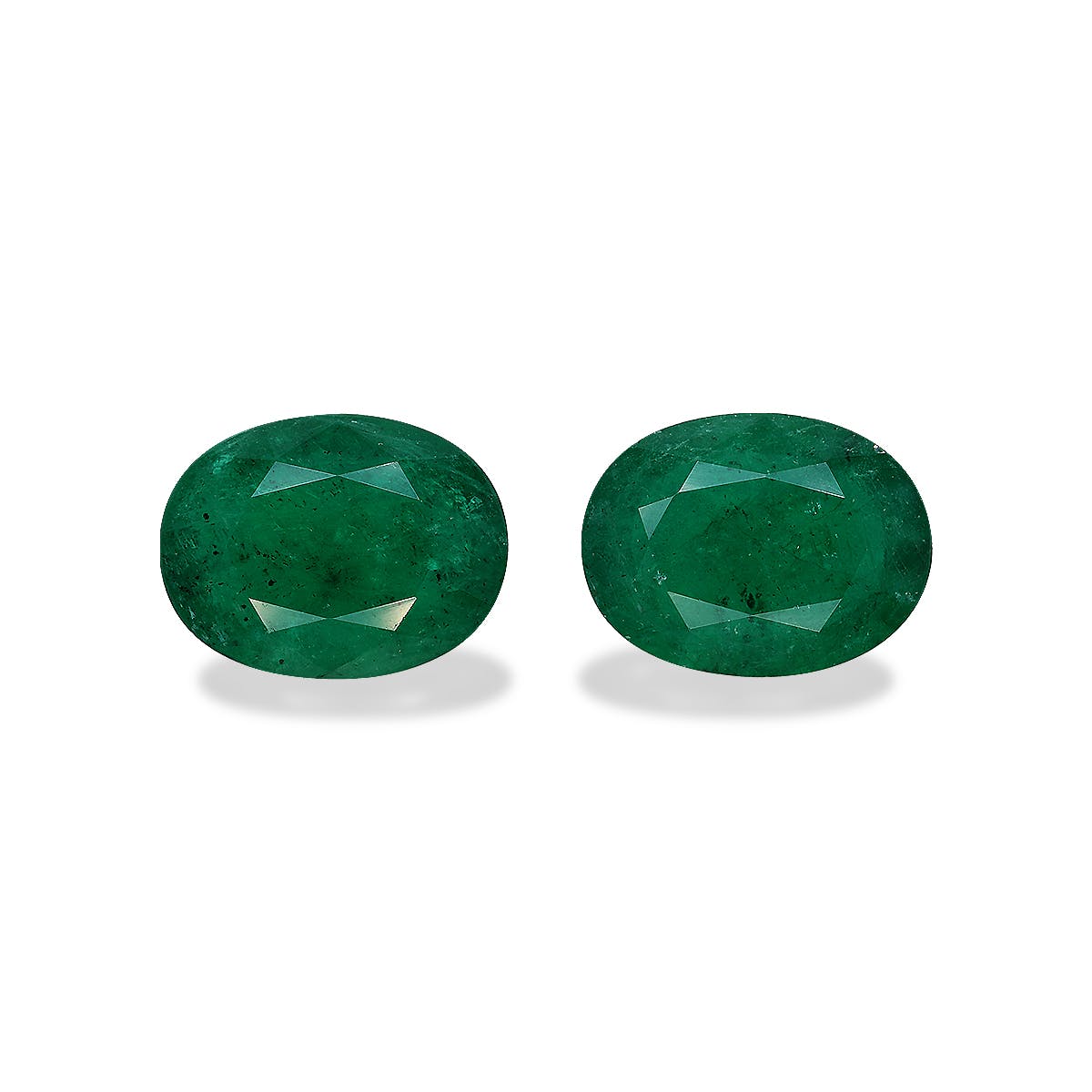 Zambian Emerald Oval Fine Step Cut Green