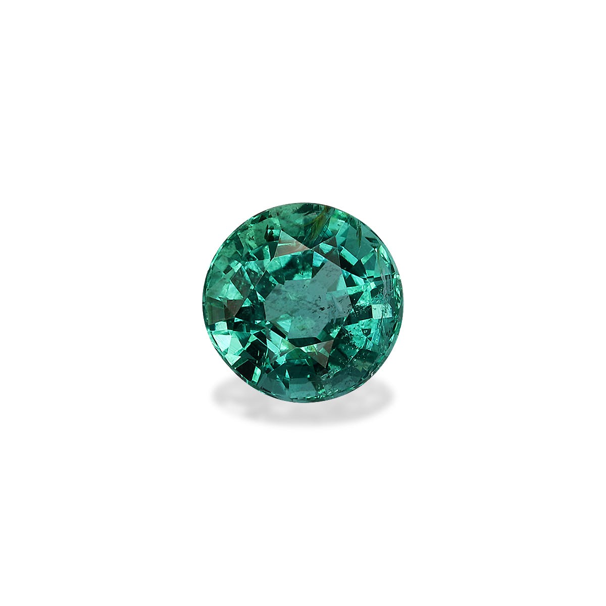 Zambian Emerald Round Fine Step Cut Green