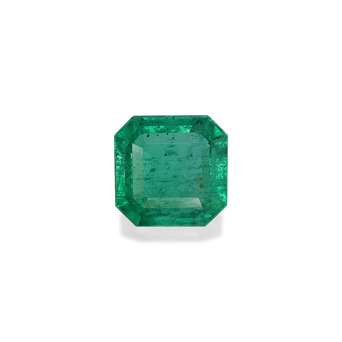 Zambian Emerald Square Asscher Cut Green