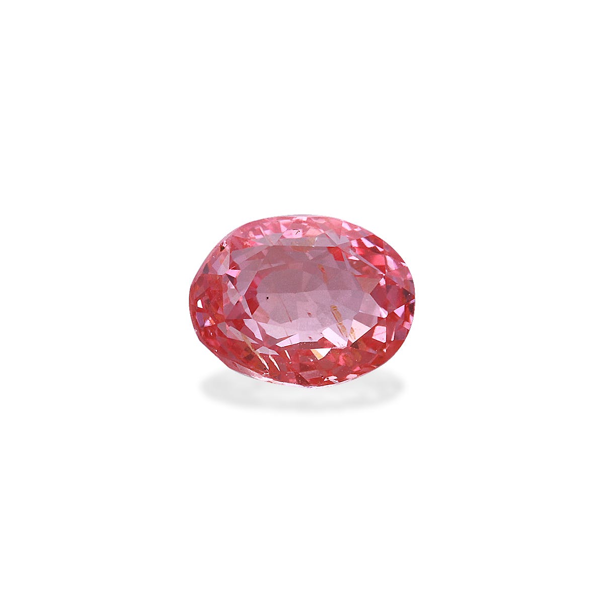 Padparadscha Sapphire Oval Fine Step Cut Orange