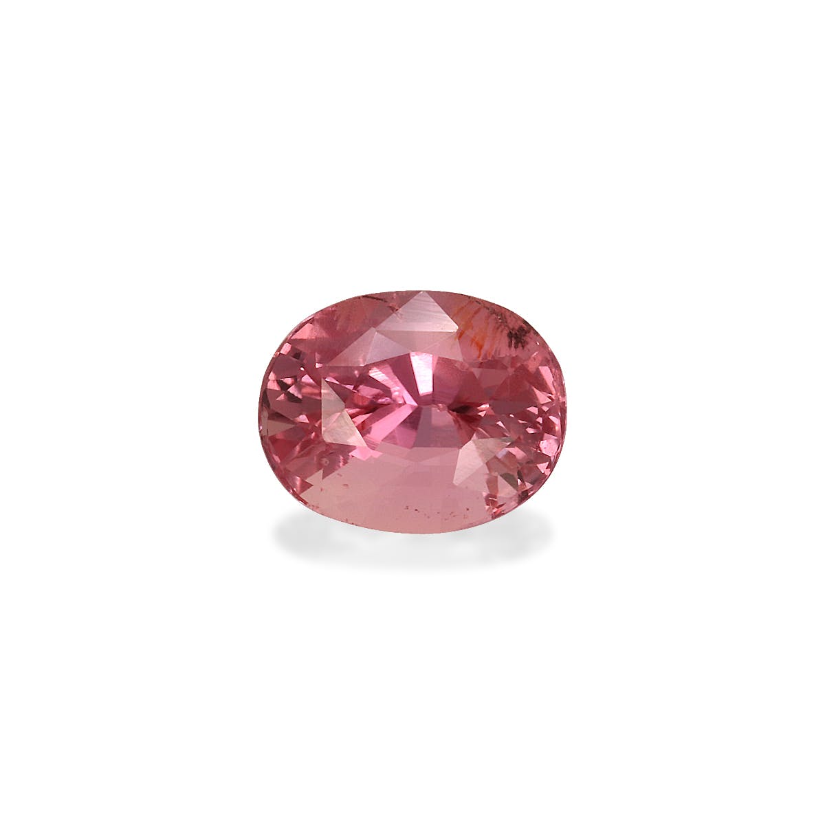 Padparadscha Sapphire Oval Fine Step Cut Orange