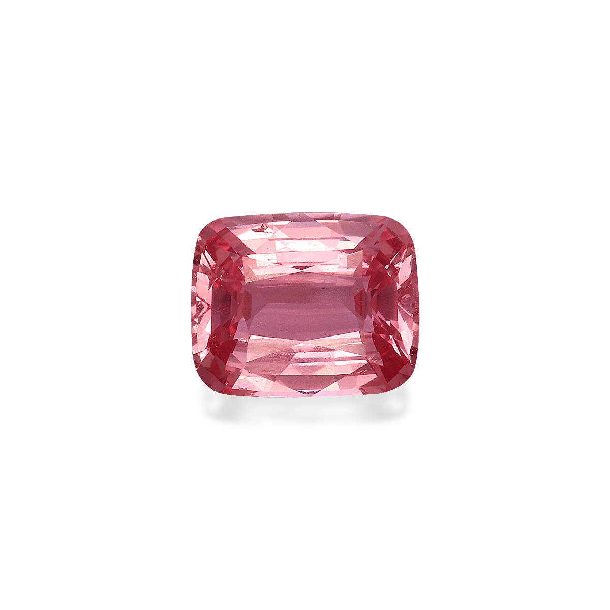 Padparadscha Sapphire Cushion Fine Step Cut Orange