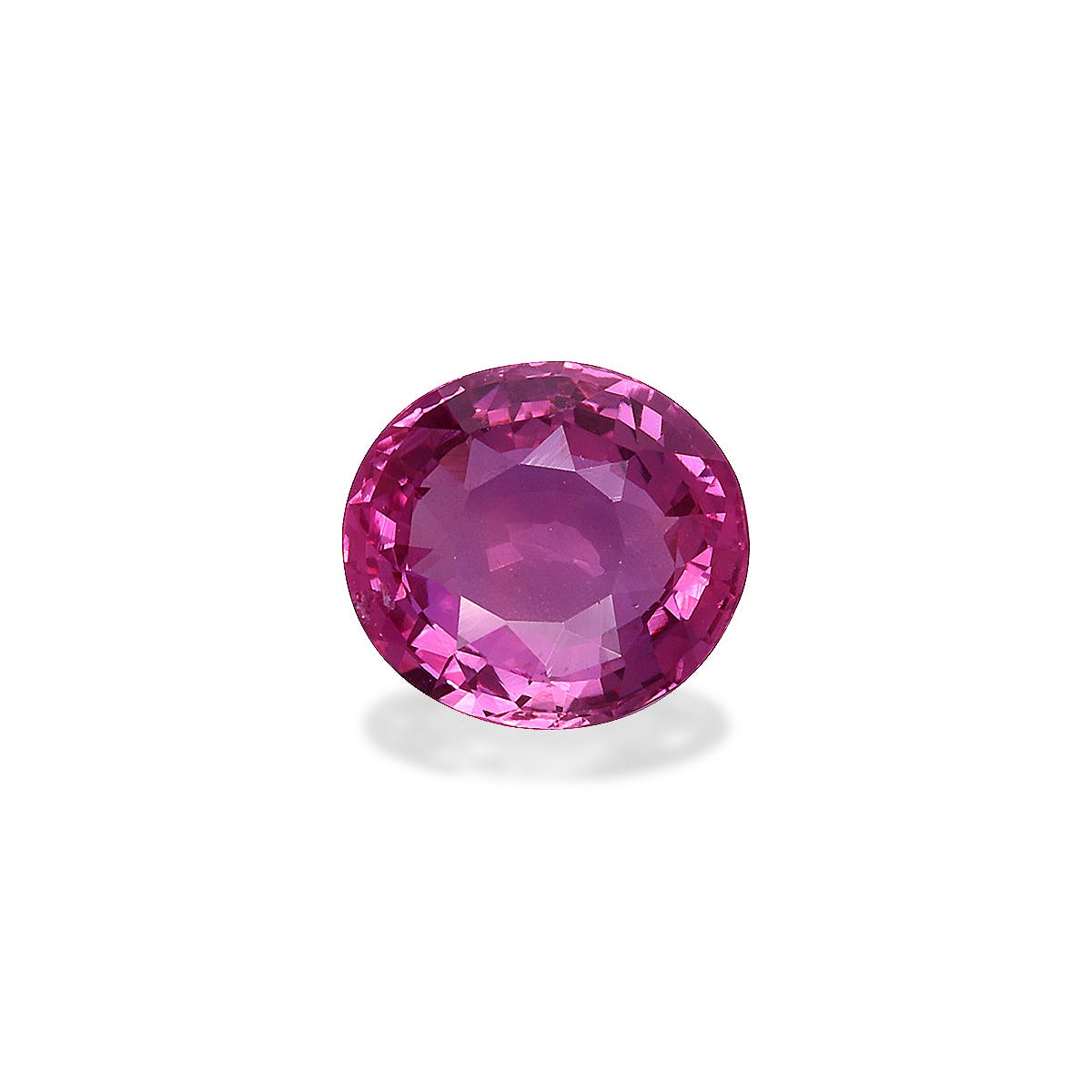 Pink Sapphire Oval Fine Step Cut Pink