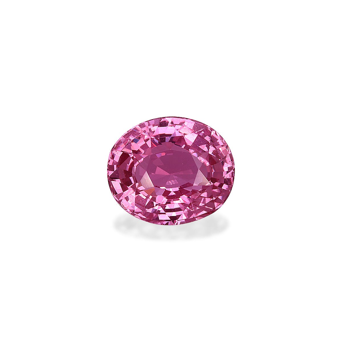 Pink Sapphire Oval Fine Step Cut Bubblegum Pink