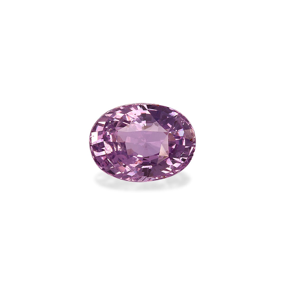 Purple Sapphire Oval Fine Step Cut Mauve Purple