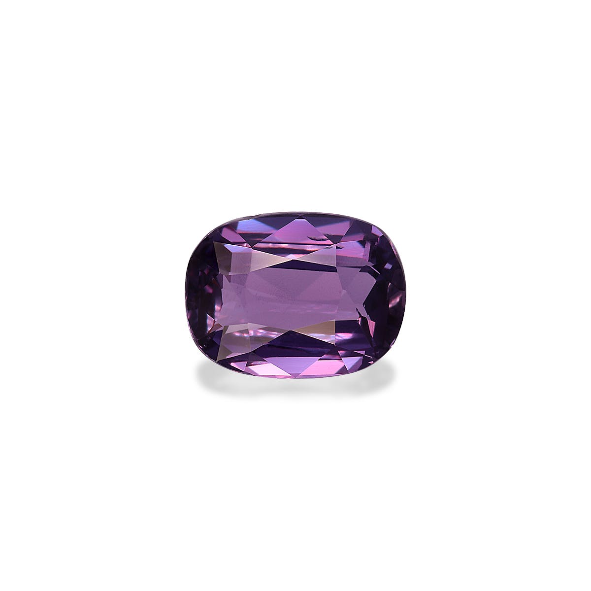 Purple Sapphire Cushion Fine Step Cut Grape Purple