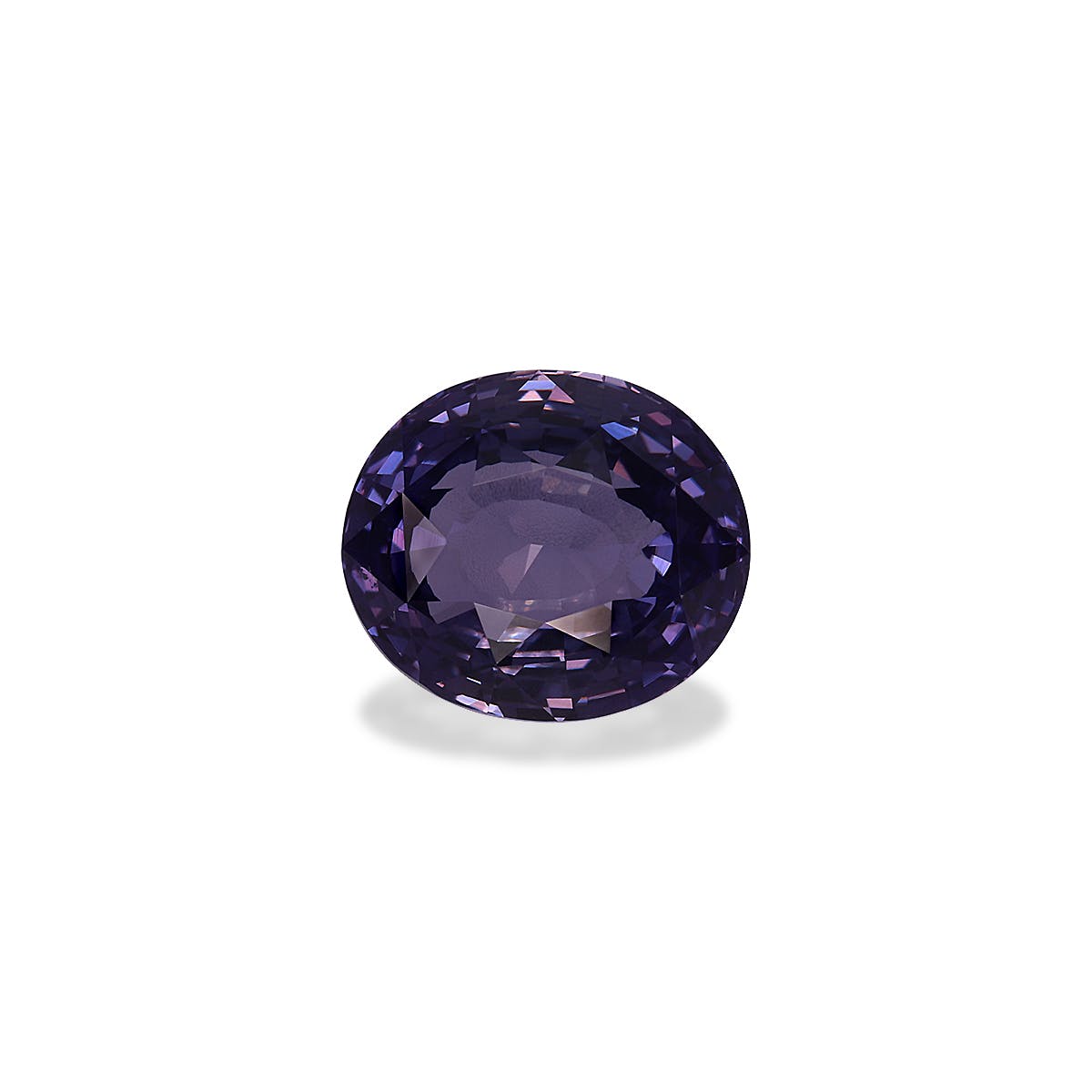 Purple Sapphire Oval Fine Step Cut Violet Purple