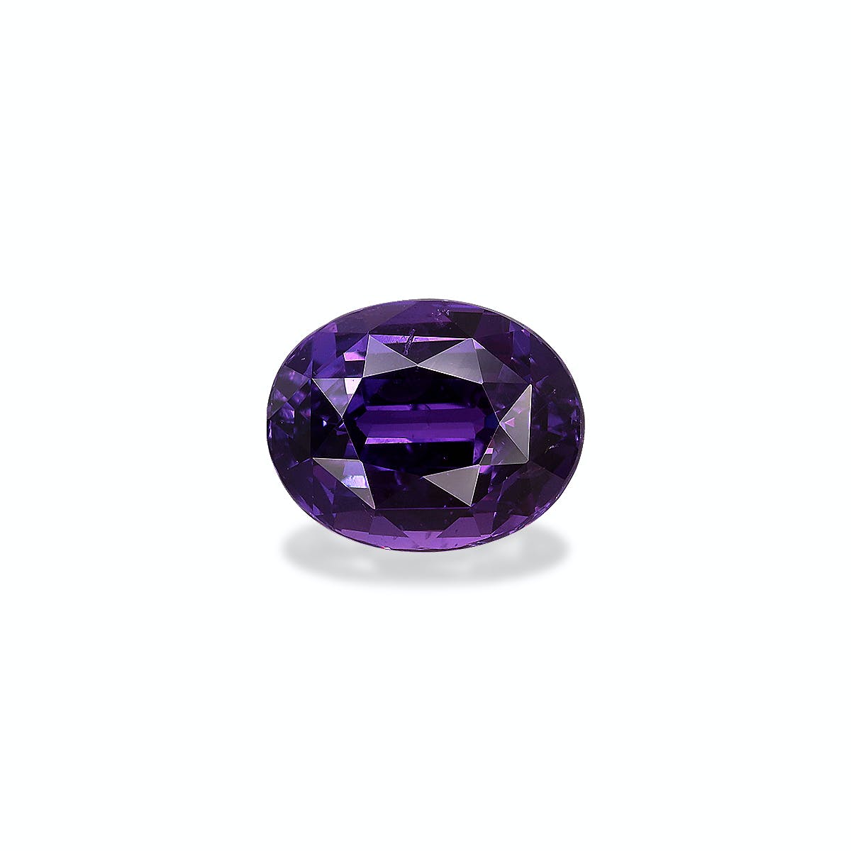 Purple Sapphire Oval Fine Step Cut Lavender Purple