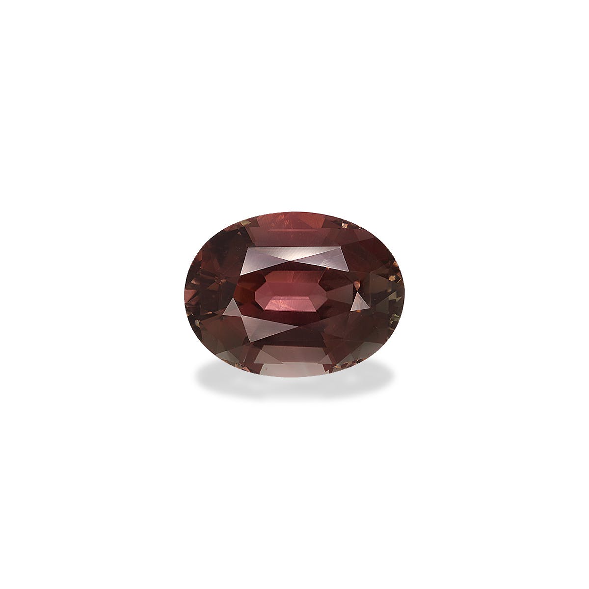 Pink Tourmaline Oval Fine Step Cut Rosewood Pink