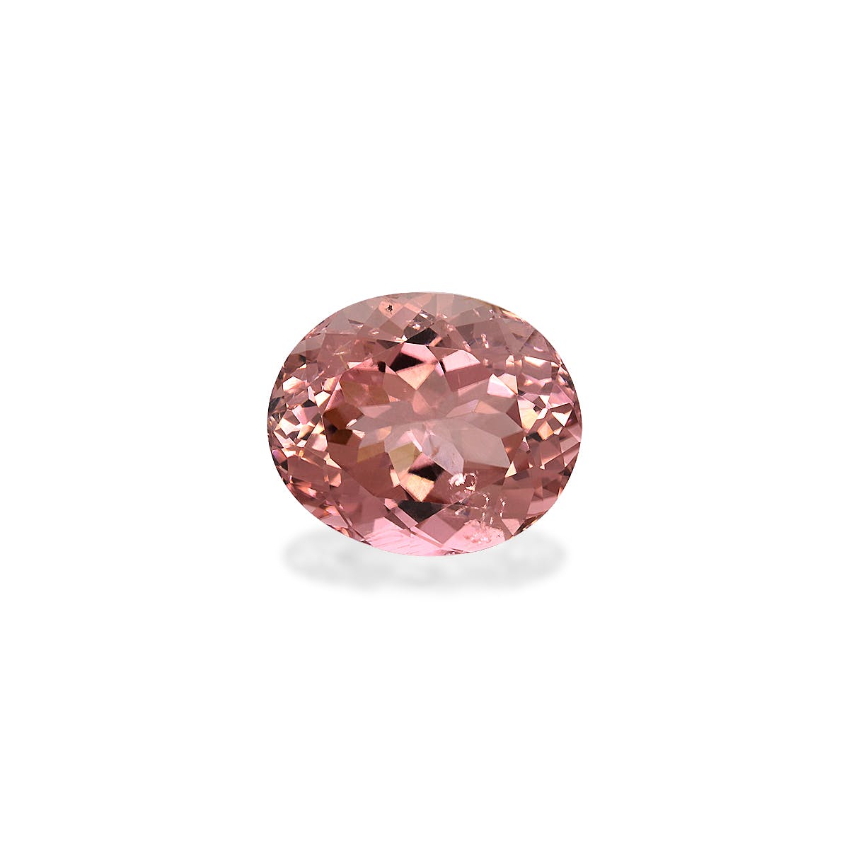 Pink Tourmaline Oval Modified Brilliant Cut Rosewood Pink