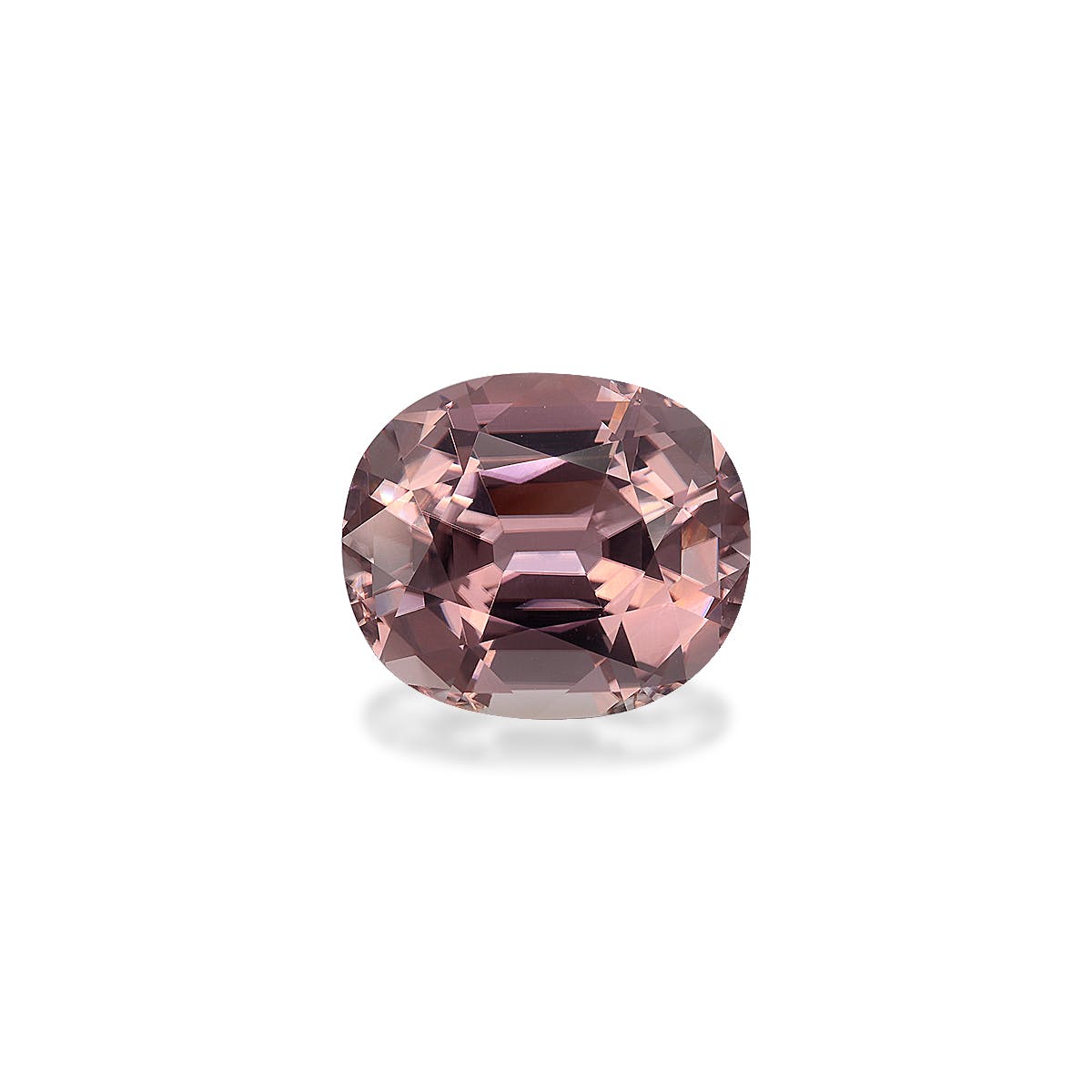 Pink Tourmaline Oval Fine Step Cut Pink