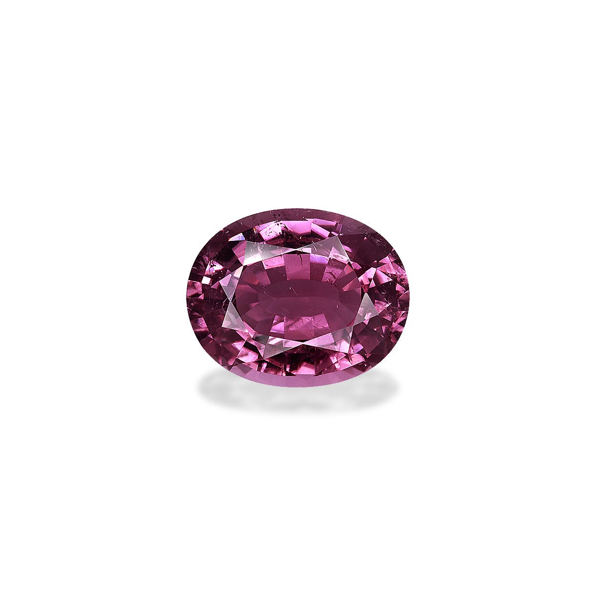 Pink Tourmaline Oval Fine Step Cut Pink