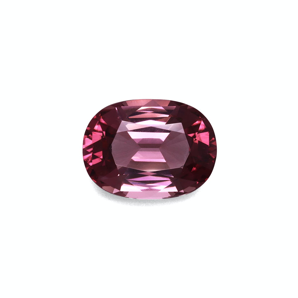 Purple Tourmaline Oval Fine Step Cut Grape Purple