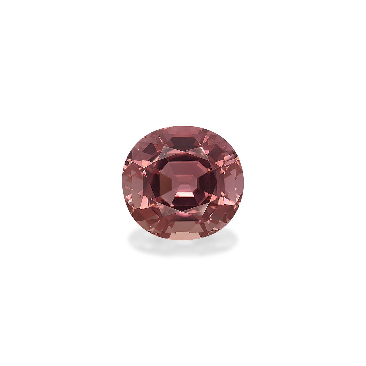 Pink Tourmaline Cushion Fine Step Cut Coral Pink