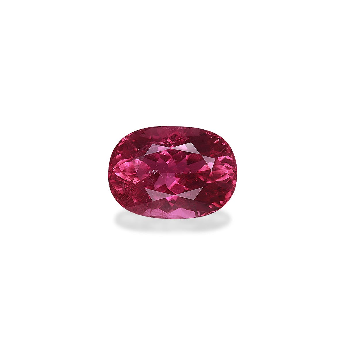 Pink Tourmaline Oval Modified Brilliant Cut Fuscia Pink