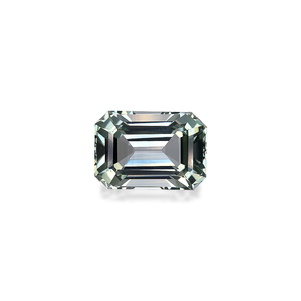 Grey Tourmaline Rectangular Emerald Cut Grey