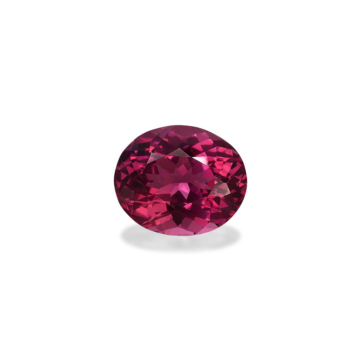 Pink Tourmaline Oval Modified Brilliant Cut Fuscia Pink