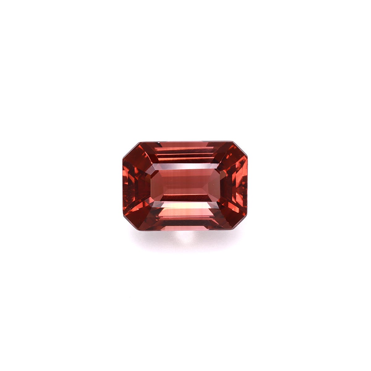 Pink Tourmaline Rectangular Emerald Cut Rosewood Pink