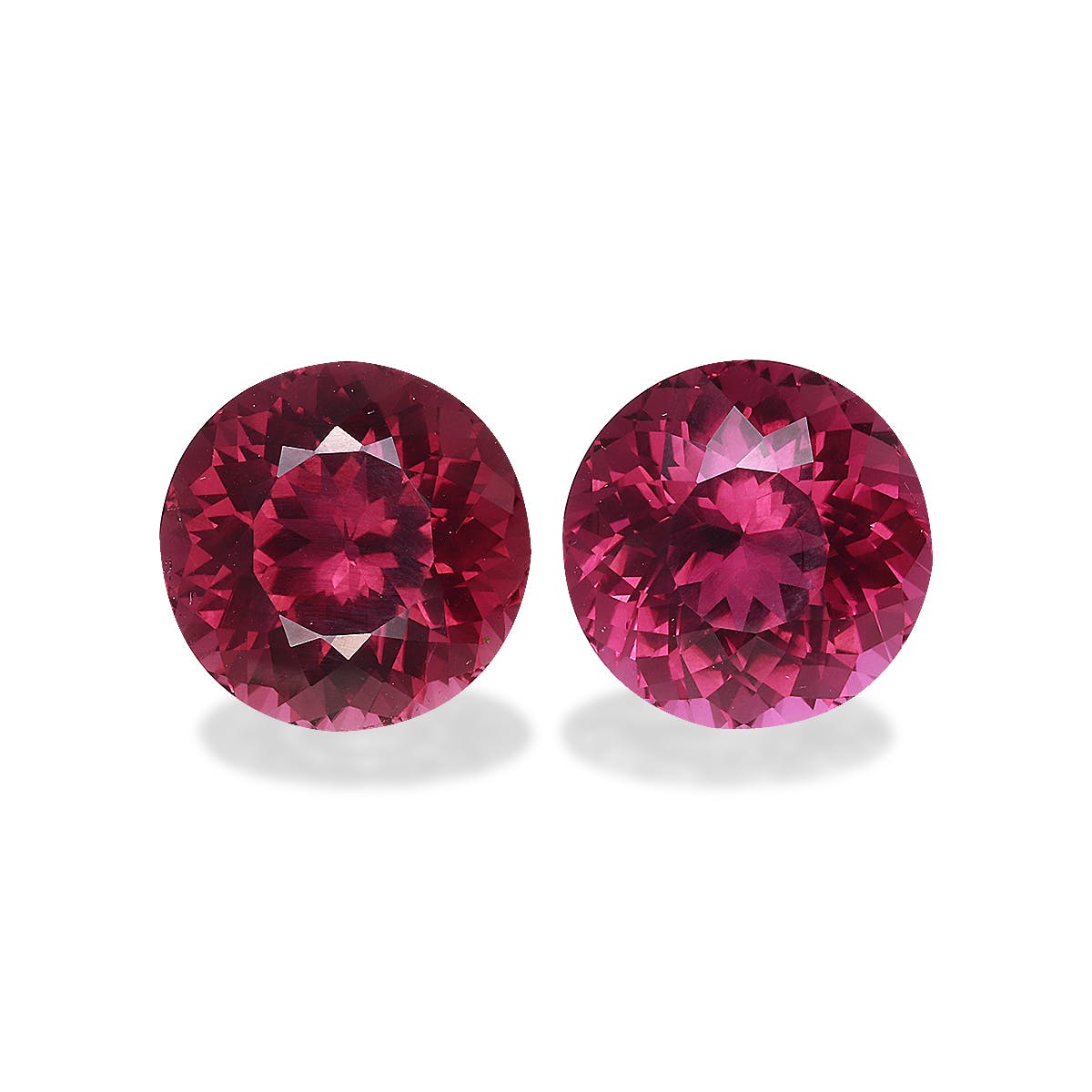 Pink Tourmaline Round Modified Brilliant Cut Pink