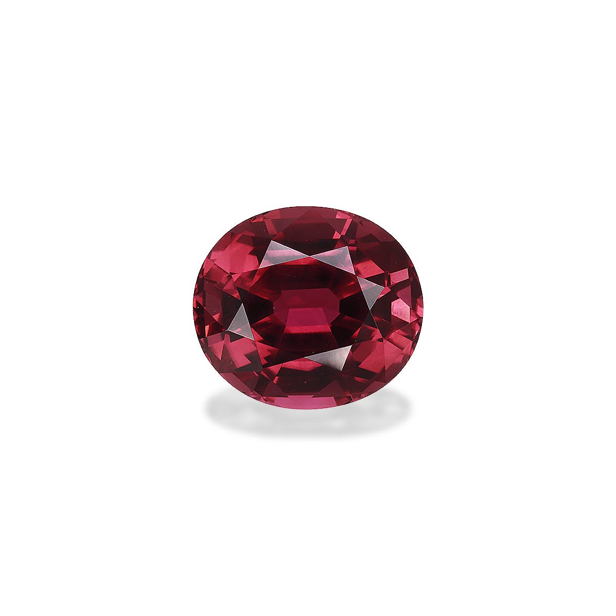 Pink Tourmaline Oval Fine Step Cut Fuscia Pink