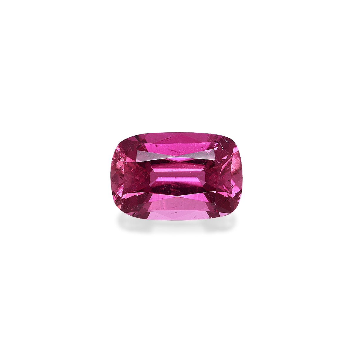 Pink Tourmaline Cushion Fine Step Cut Fuscia Pink