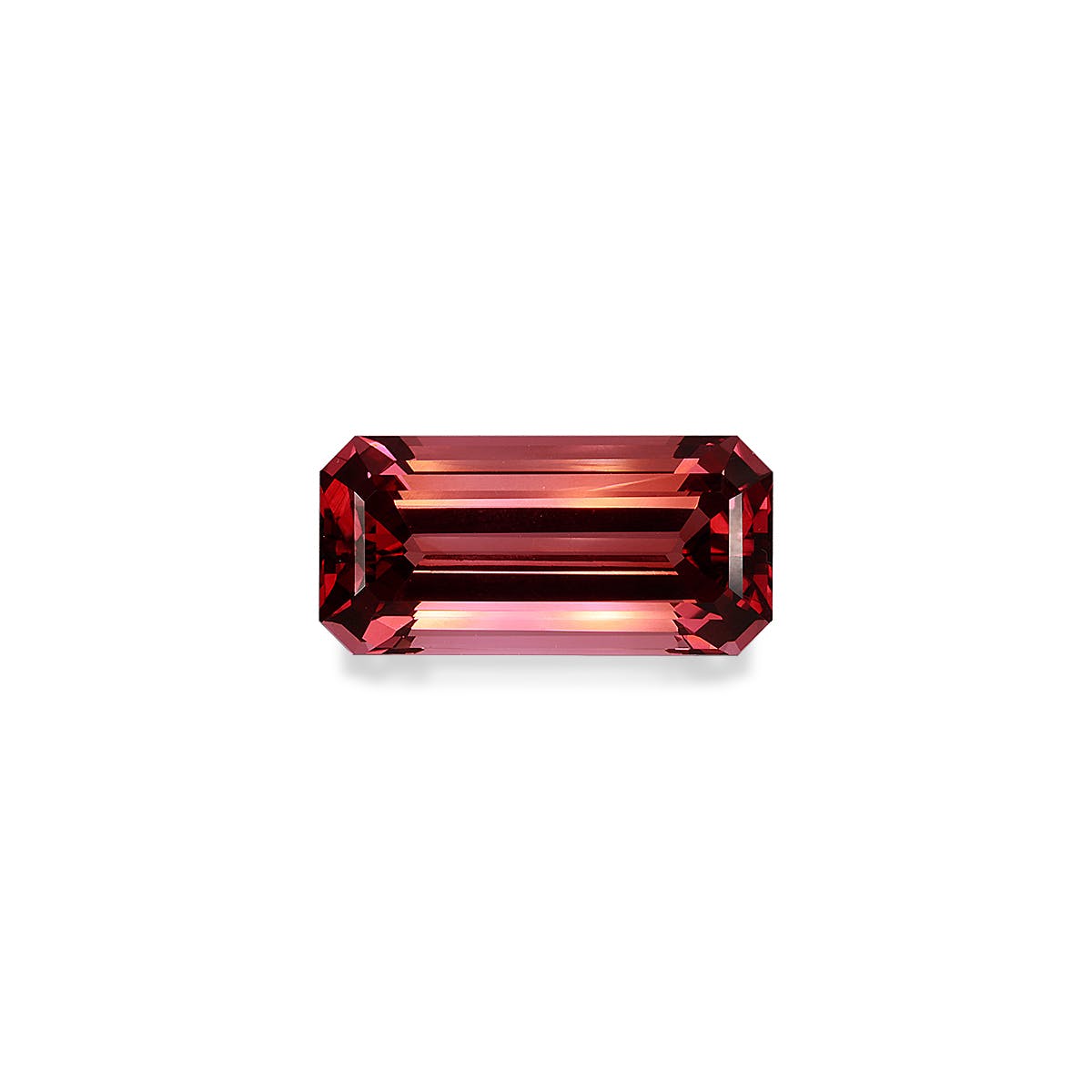 Pink Tourmaline Rectangular Emerald Cut Pink