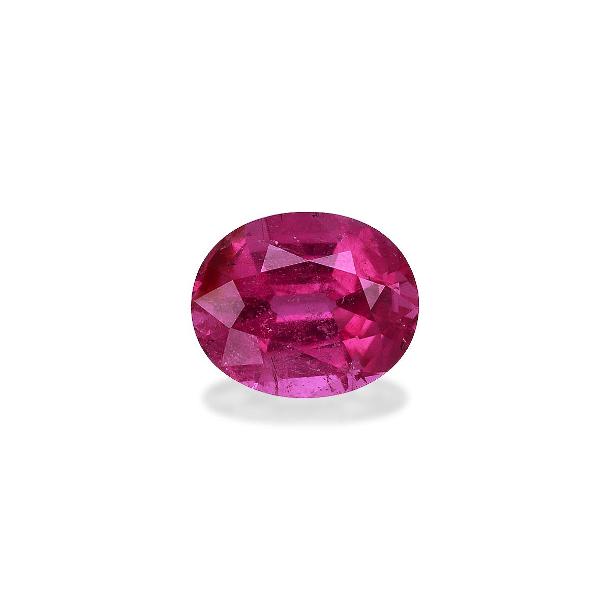 Pink Tourmaline Oval Fine Step Cut Pink