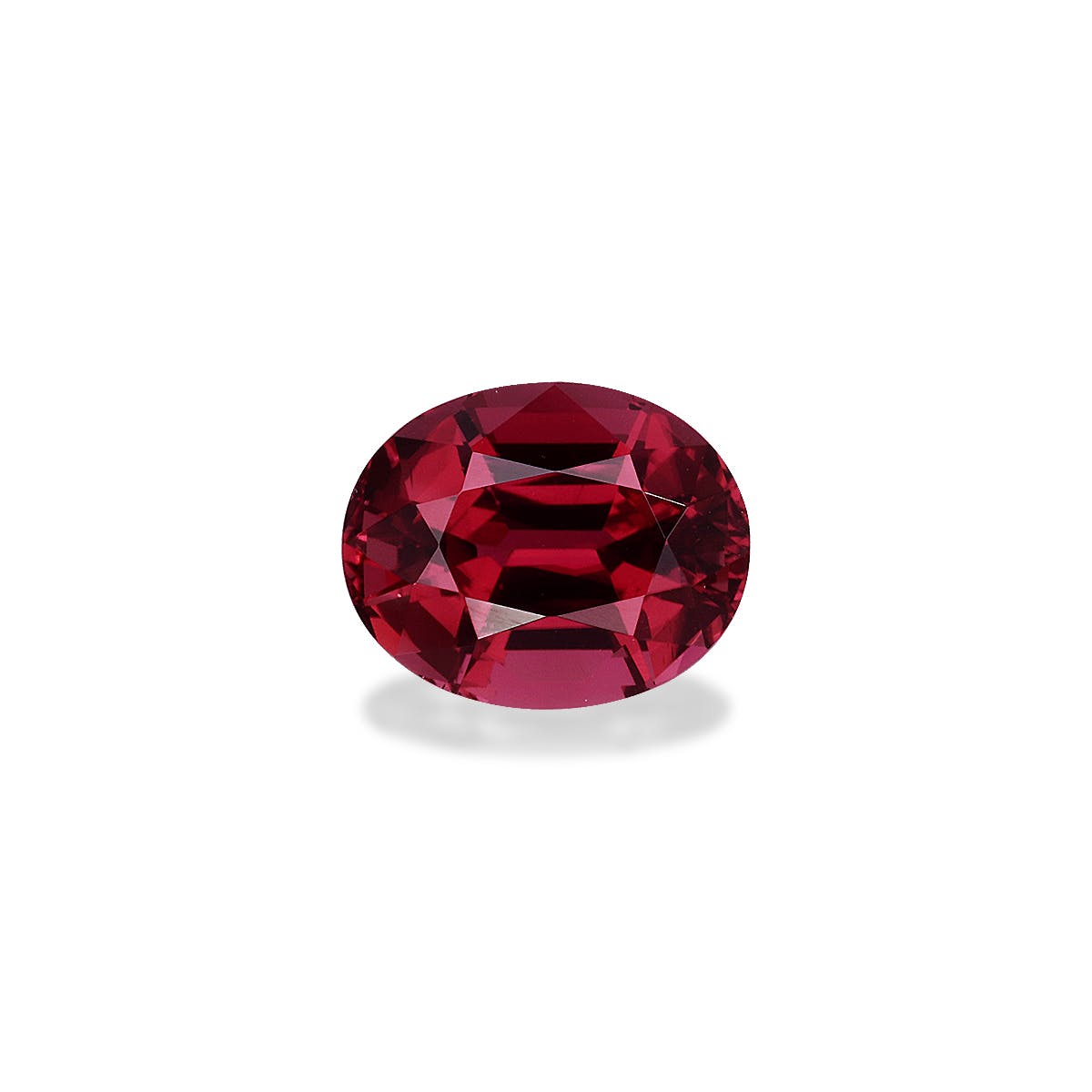 Pink Tourmaline Oval Fine Step Cut Rosewood Pink