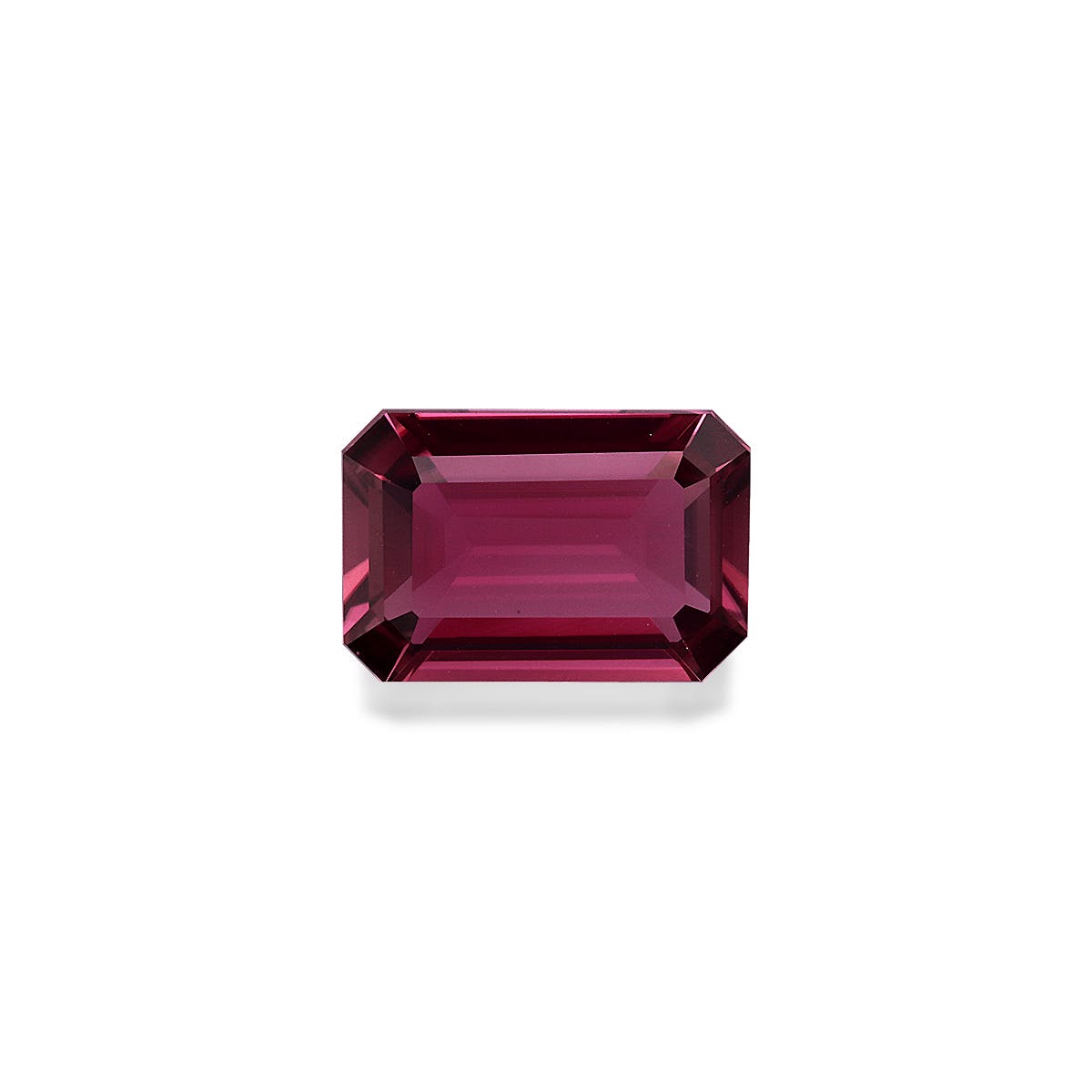 Pink Tourmaline Rectangular Emerald Cut Strawberry Pink