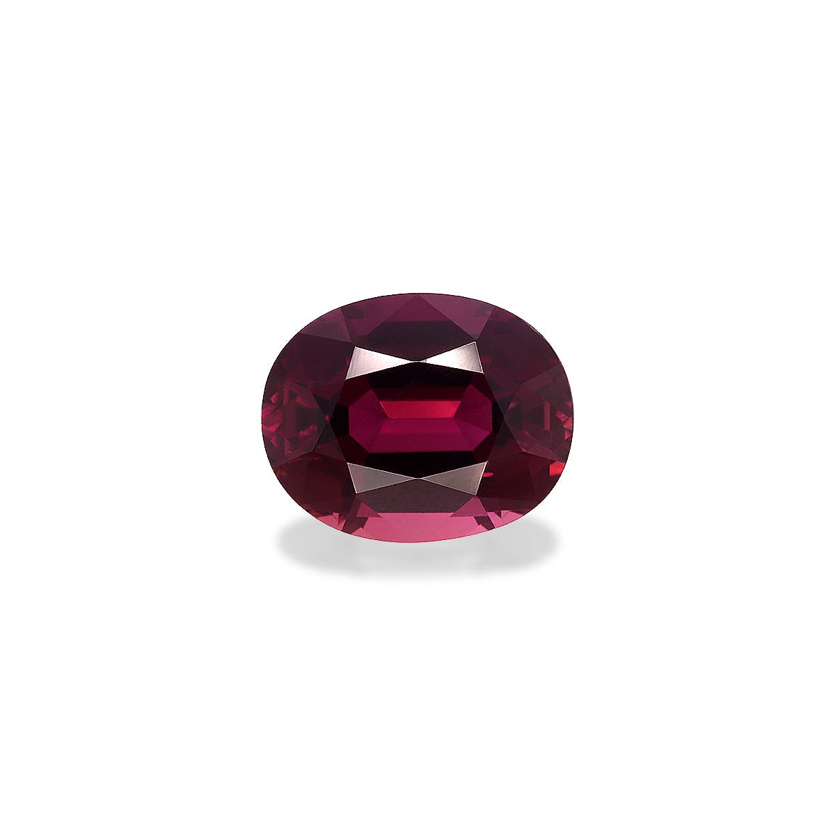 Pink Tourmaline Oval Fine Step Cut Rosewood Pink