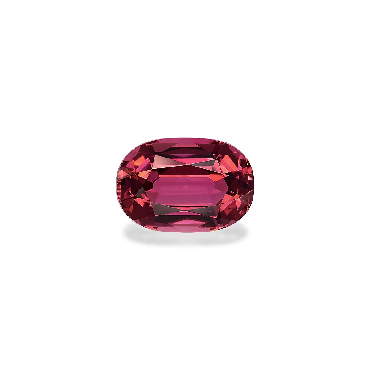 Pink Tourmaline Cushion Fine Step Cut Fuscia Pink