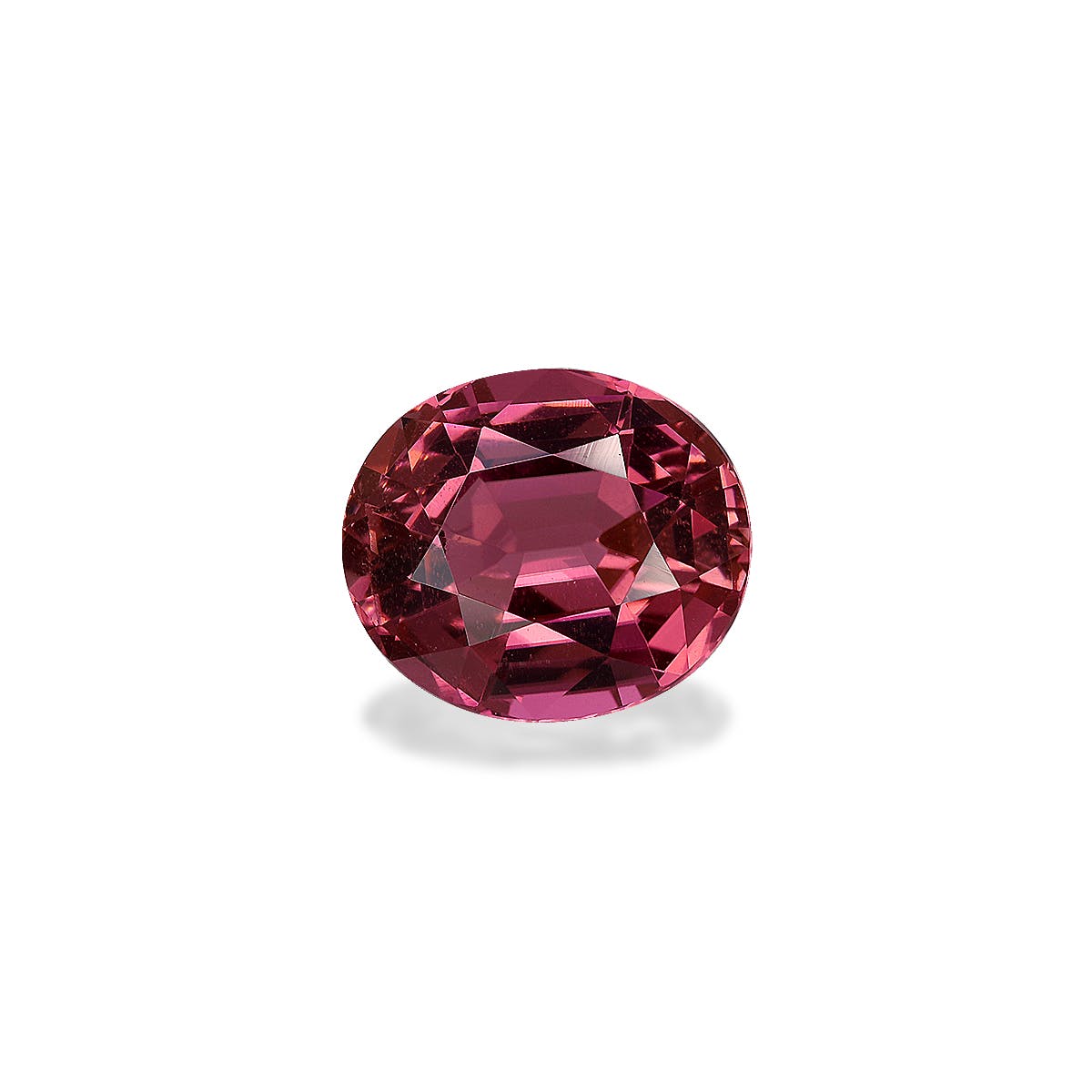 Pink Tourmaline Oval Fine Step Cut Peach Pink