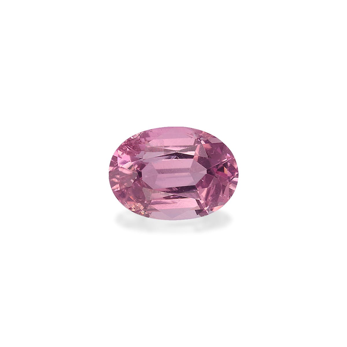 Pink Tourmaline Oval Fine Step Cut Bubblegum Pink