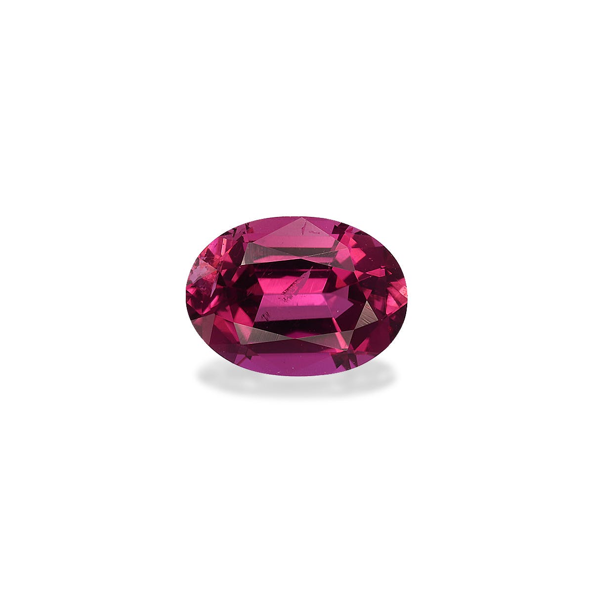 Pink Tourmaline Oval Fine Step Cut Pink