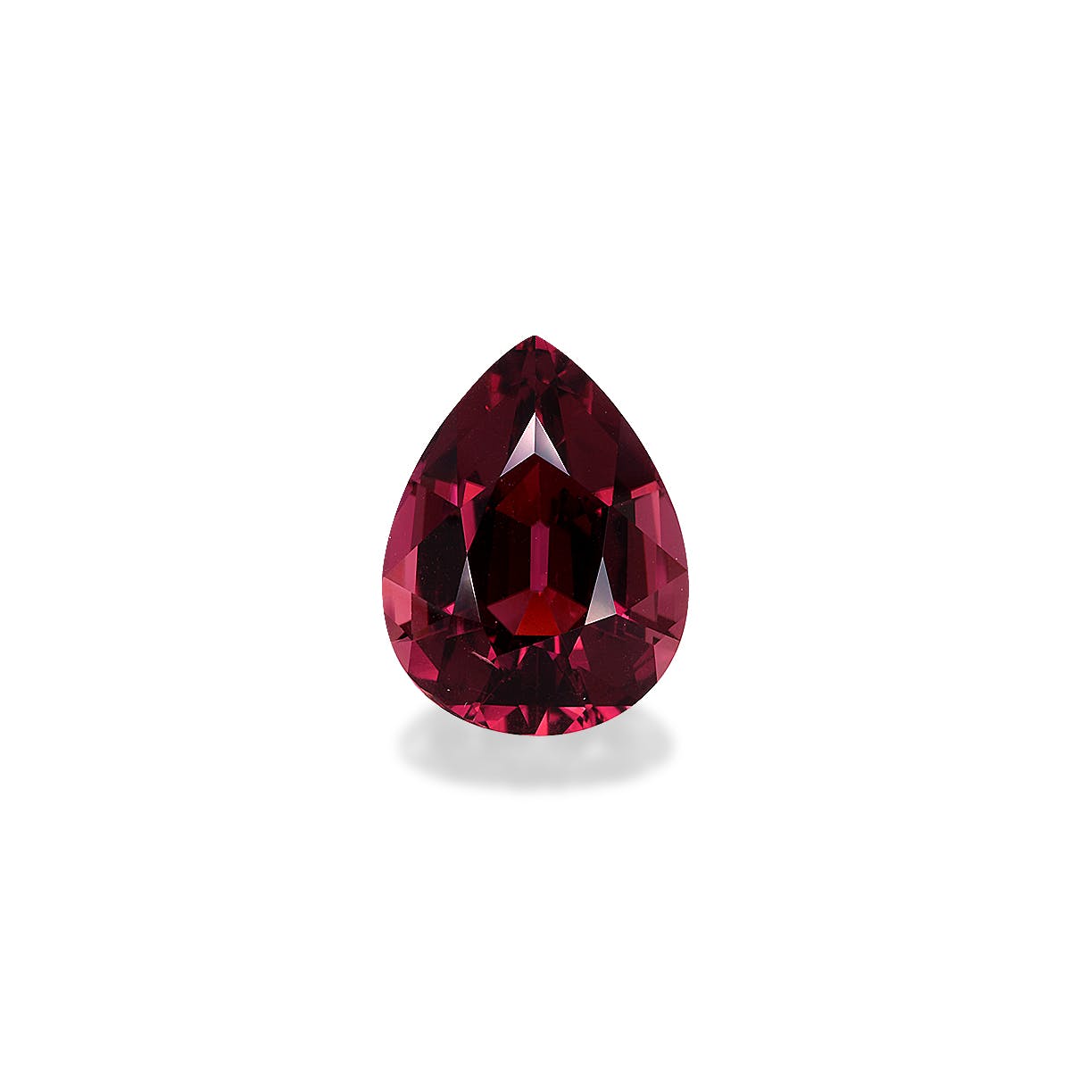 Pink Tourmaline Pear Fine Step Cut Rosewood Pink