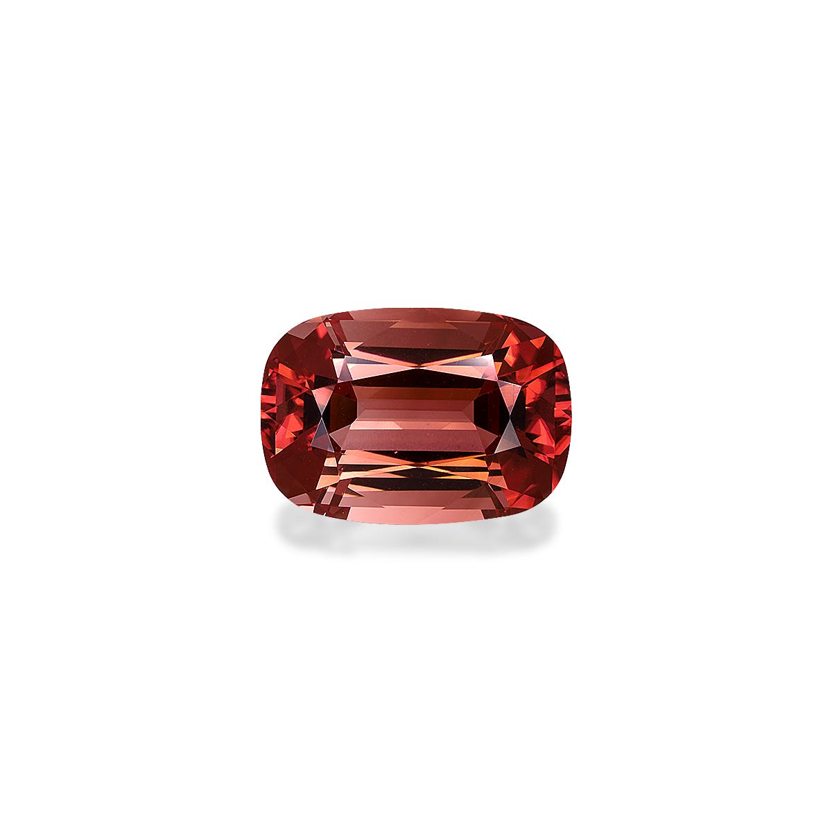 Pink Tourmaline Cushion Fine Step Cut Rosewood Pink