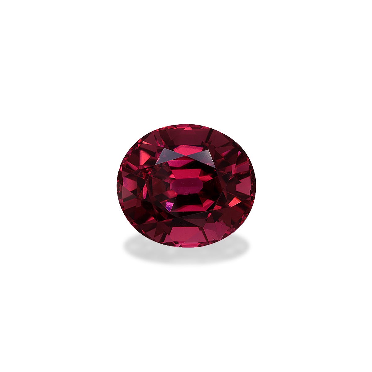 Pink Tourmaline Oval Fine Step Cut Rosewood Pink