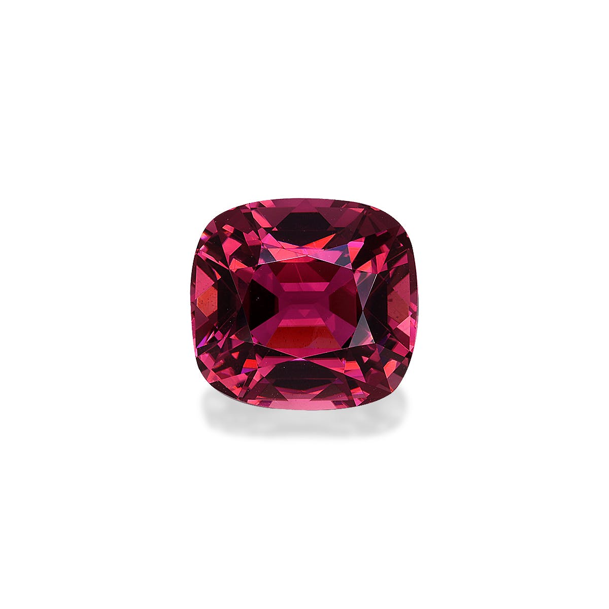 Pink Tourmaline Cushion Fine Step Cut Rosewood Pink