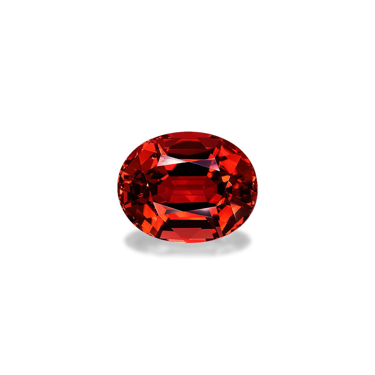 Orange Tourmaline Oval Fine Step Cut Orange