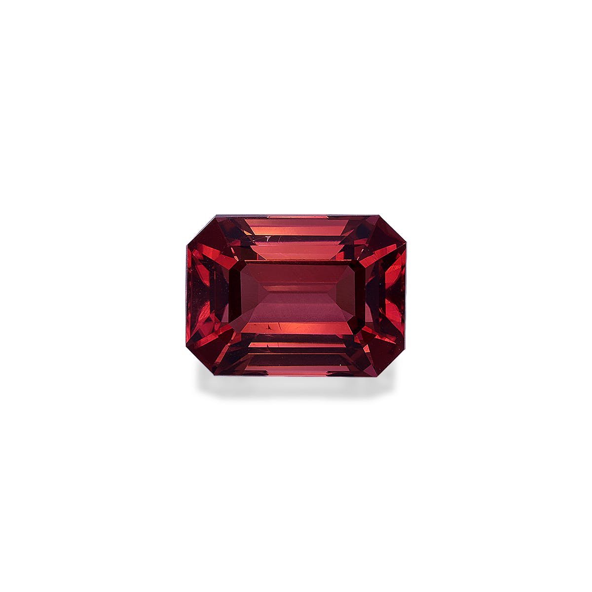 Pink Tourmaline Rectangular Emerald Cut Rosewood Pink