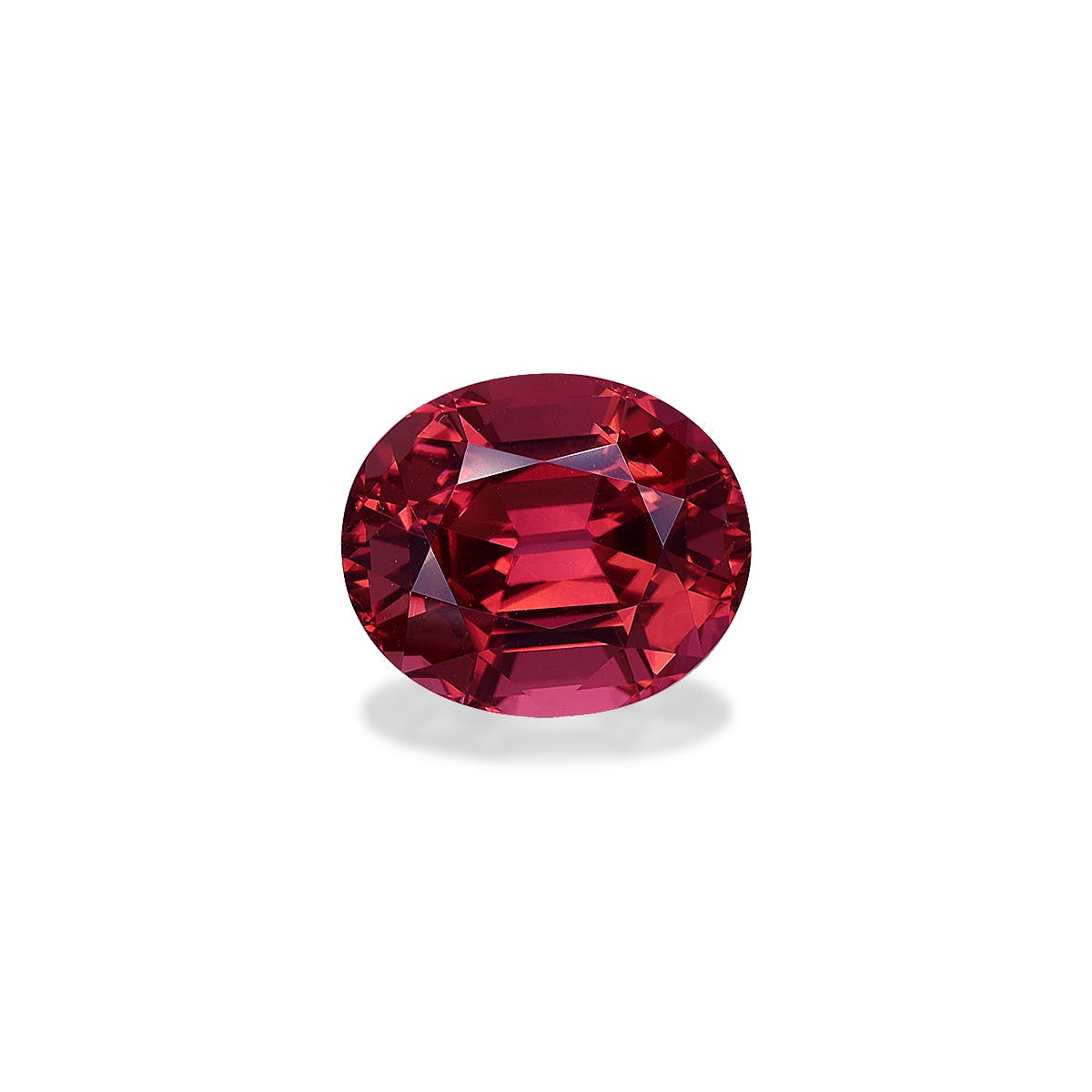 Pink Tourmaline Oval Fine Step Cut Rosewood Pink