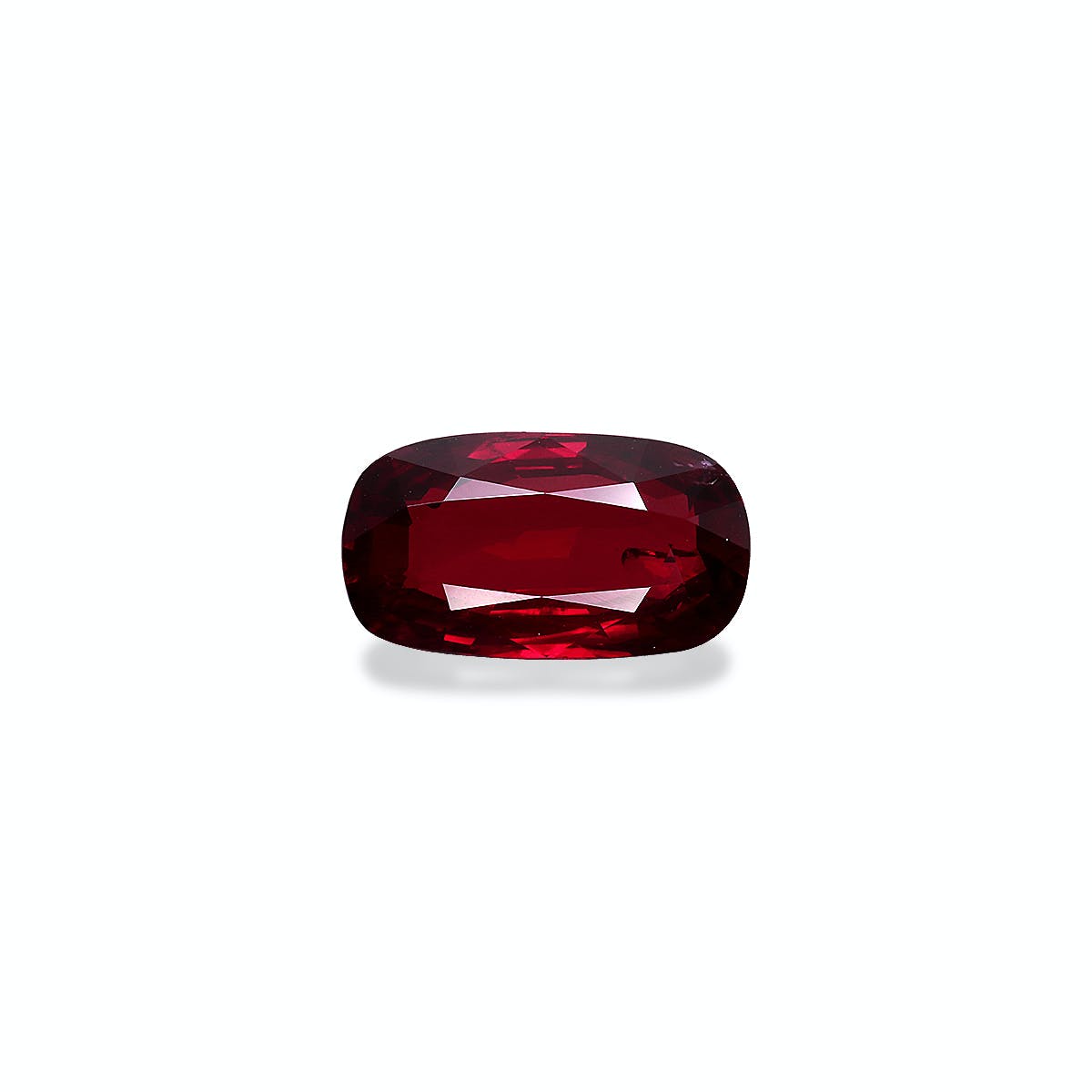 Mozambique Ruby Oval Fine Step Cut Red
