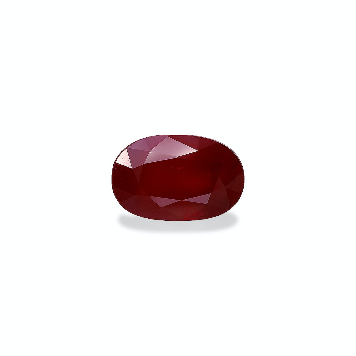 Mozambique Ruby Oval Fine Step Cut Red