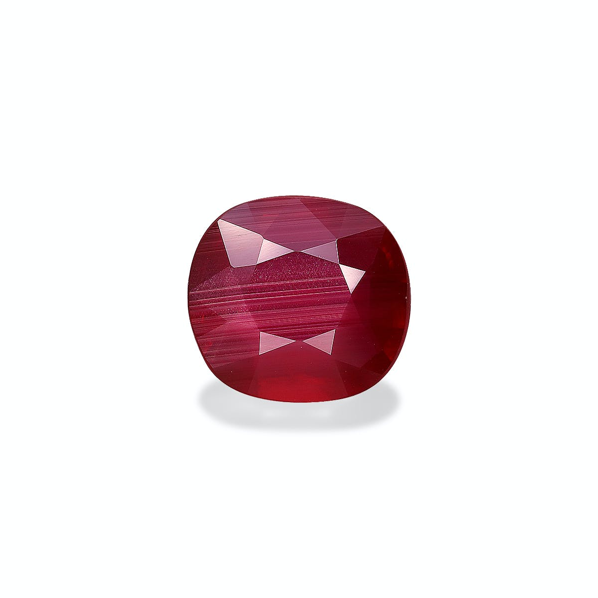 Mozambique Ruby Oval Fine Step Cut Red