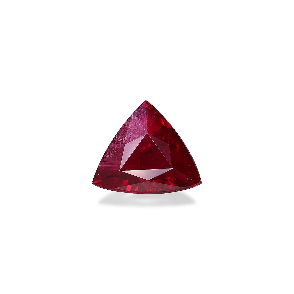 Mozambique Ruby Trilliant Fine Step Cut Red