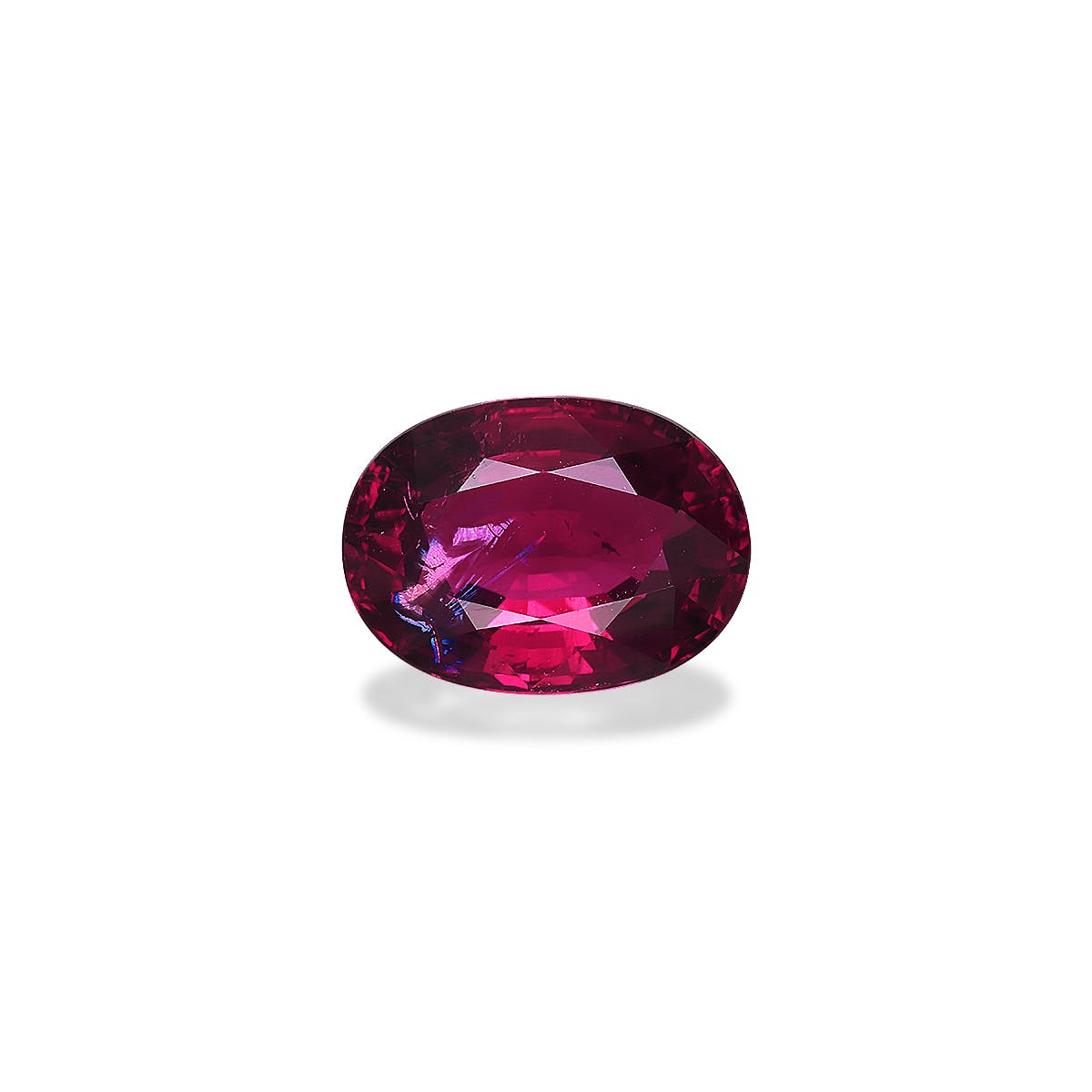 Rubellite Tourmaline Oval Fine Step Cut Rose Red