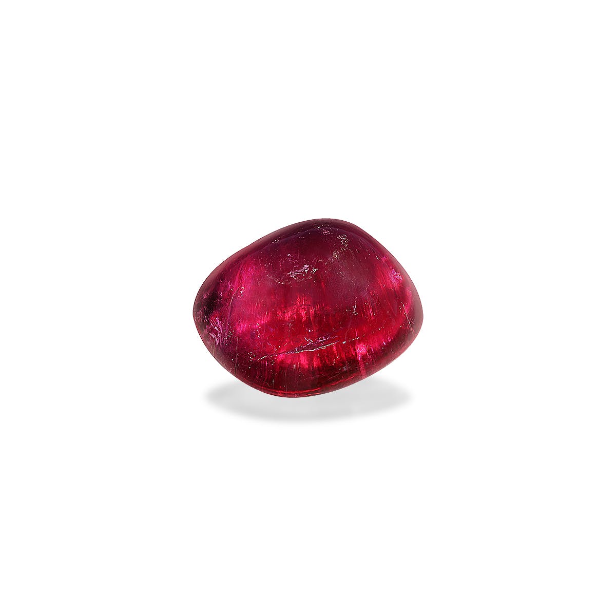 Rubellite Tourmaline Oval Cabochon Rose Red